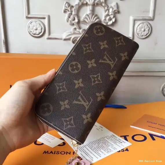 Aaa replica ru Louis wallet Vuitton CLEMENCE 0627